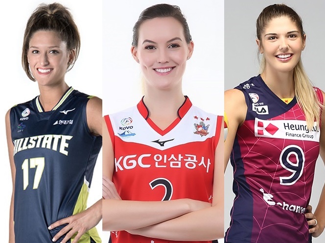 まさに「コートの女神」だ!! 韓国Vリーグ女子の歴代“美しすぎる外国人選手”たち【PHOTO】