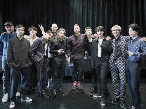 Coldplay、BTS
