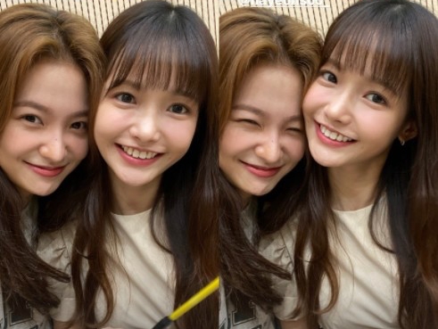 “ゼニガメ姉妹” Red Velvetイェリ＆女優ハ・ヨンスの仲良しツーショット【PHOTO】