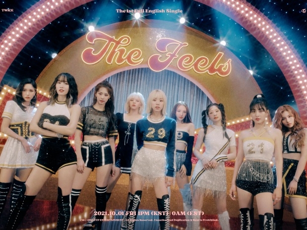 TWICE初の英語シングル『The Feels』から2ndコンセプトフォト公開、圧倒的な存在感に高まる期待