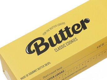 BTSの『Butter』クッキーとミネラルウォーターが数量限定発売！完売は間違いなし？