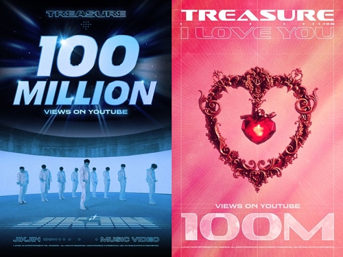 TREASURE、『JIKJIN』『I LOVE YOU』MVが1億回再生突破、カムバックに勢い