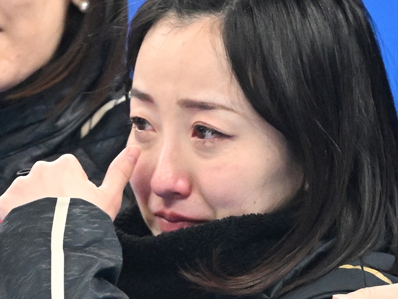 【写真】藤澤の涙まで…韓国カメラが追ったロコ・ソラーレ、英国に敗戦も価値ある銀メダル