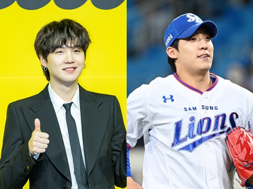 BTS・SUGAに始球式のお願い!? 韓国プロ野球投手直々の“オファー”が話題「誠心誠意教えるので…」