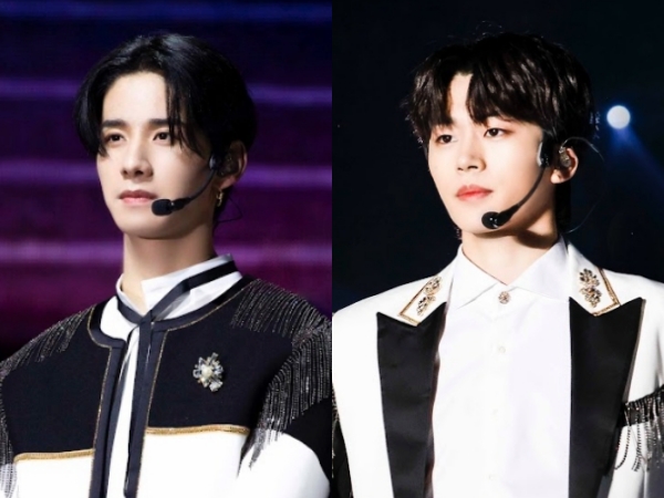 JO1佐藤景瑚&木全翔也、今流行りの“ギャルピース”を披露！「名古屋ブラザーズ可愛すぎるて」【PHOTO】