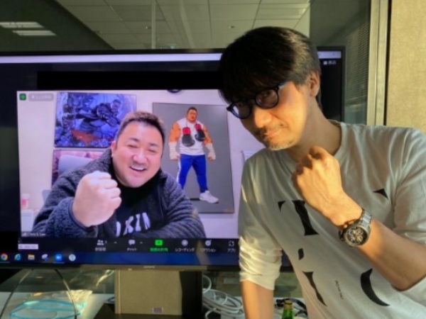 日本のゲームクリエイター小島秀夫と俳優マ・ドンソク、世界的スターたちの出会いに「何があったの？」