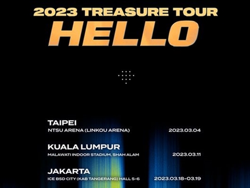 日本アリーナツアー中のTREASURE、2023年にアジアツアーの開催が決定