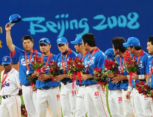 2008年北京五輪での韓国代表