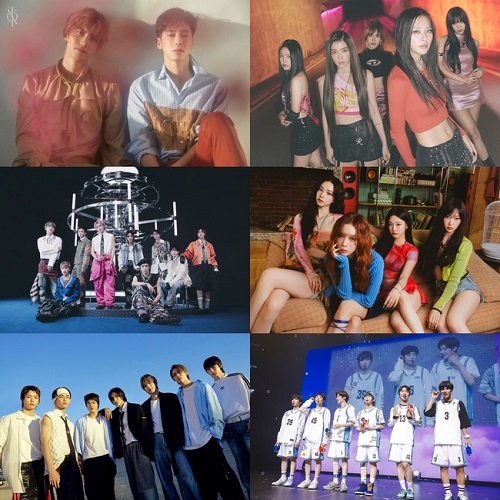 東方神起、Red Velvet、NCT 127、aespa