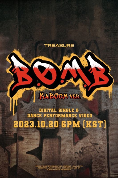 『B.O.M.B（KABOOM ver.）』ポスター