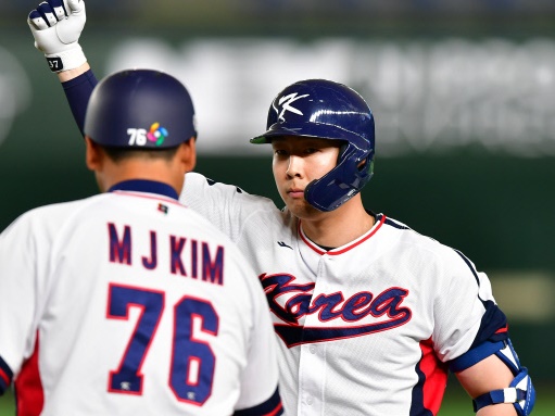「野球は結果論」代表初安打の韓国代表パク・コンウ、日本戦に向けて「必勝」と決意【WBC2023】