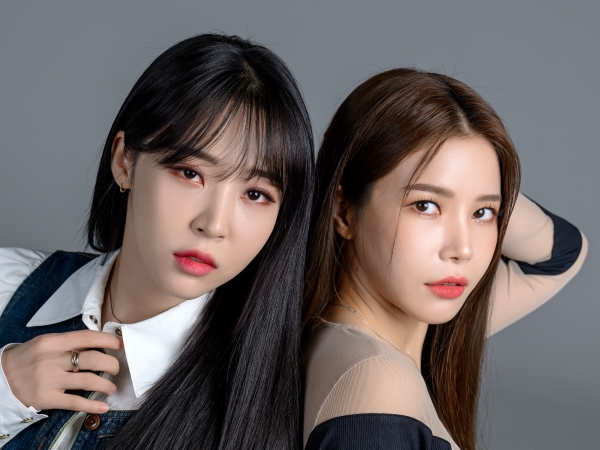 新曲発表した「MAMAMOO+」ソラ&ムンビョル、韓国メディアが撮影した