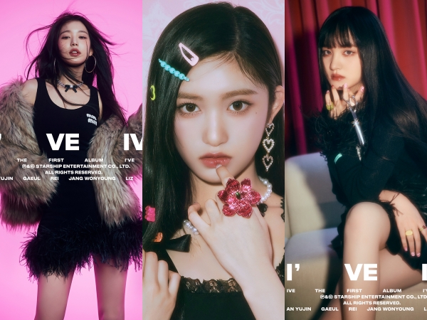 レイはピンク髪に！IVE、新AL『I’ve IVE』コンセプトフォト公開！“網タイツ美脚”を披露したメンバーは？