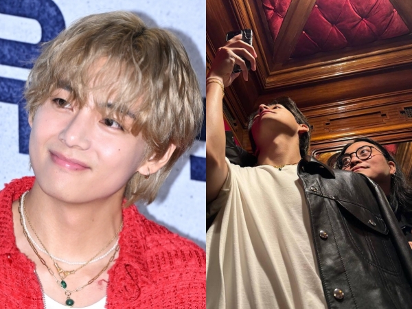 BTS・V、親しげな“密着SHOT”を公開！「隣にいるのは…？」バカンス写真が話題に【PHOTO】