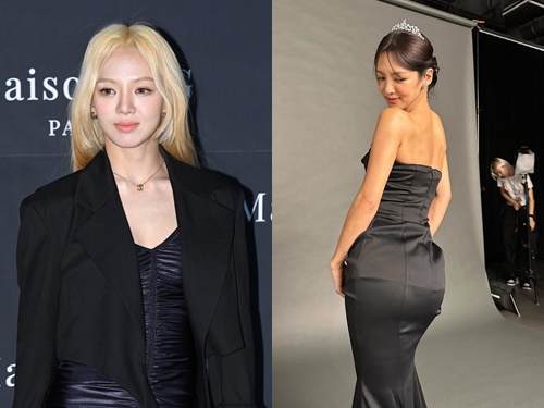 少女時代・ヒョヨン、メリハリスタイルあらわのタイト目ドレスに反響