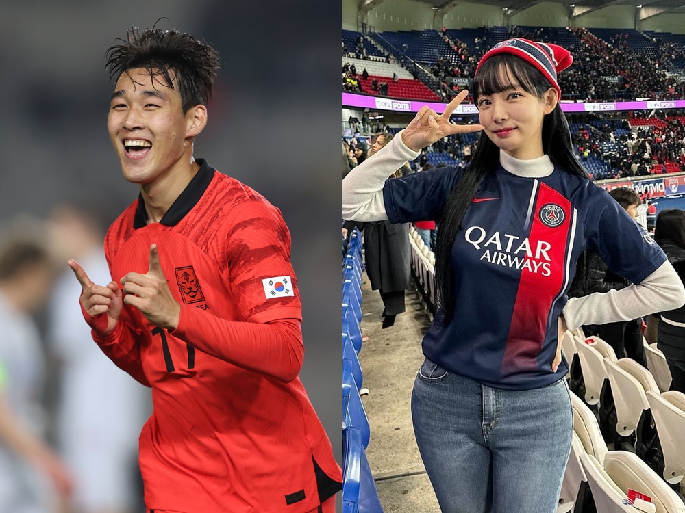 サッカー韓国代表24歳FW、7歳年上アナと熱愛説…“匂わせ写真”公開にネット騒然「自慢か？」