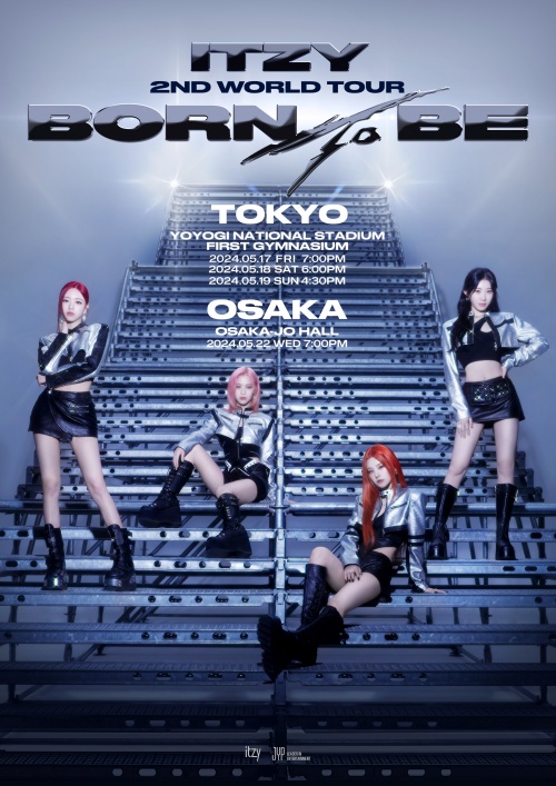「ITZY 2ND WORLD TOUR 『BORN TO BE』」公式ポスター