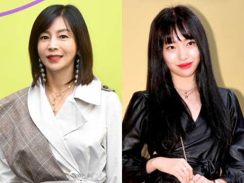 ファン・シネ(左)、イ・ジニ