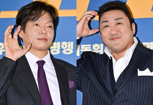 パク・ジファン(左)、マ・ドンソク