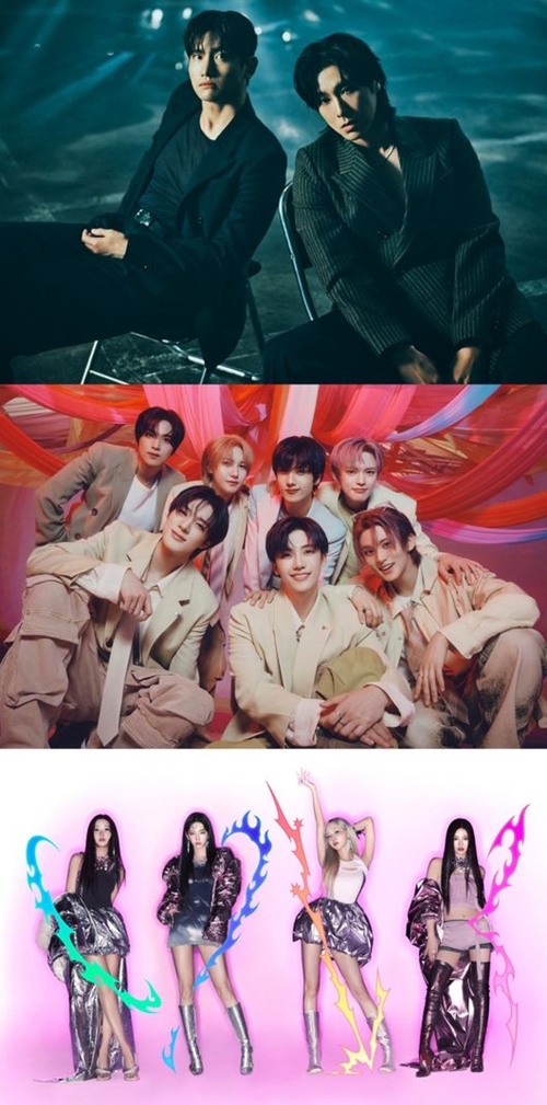 東方神起、NCT DREAM、aespa