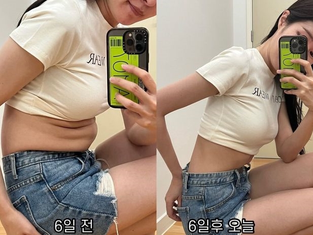 わずか6日間で？太った5kgをすぐ元に戻した韓国女性コメディアンのビフォーアフターが話題【PHOTO】