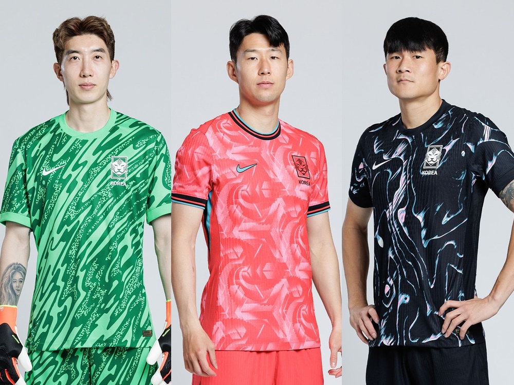 韓国代表の新ユニホームが公開！3月W杯予選から着用、伝統技術や螺鈿漆器を再解釈したデザイン