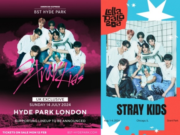 Stray Kids、3つの海外大型ミュージックフェスティバルでヘッドライナーに抜擢！