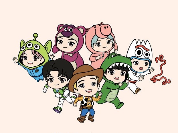 アイドル BTS TINYTAN. Toy Story ファンコ ポップ トイストーリー x TinyTAN: BTS 7体セット - メルカリ