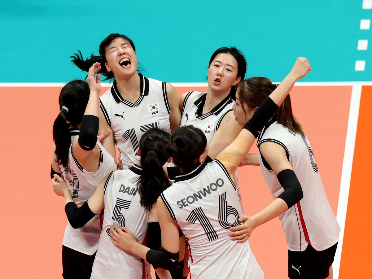 日本と対照的…パリ五輪出場可能性すでに潰えた韓国女子バレー、“27連敗中”のVNLで目指すものは？