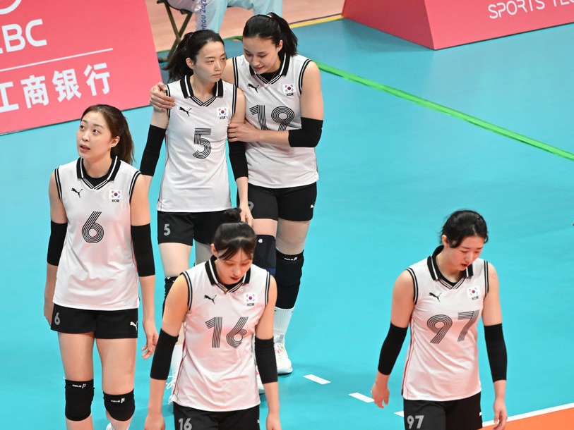 韓国女子バレー、中国に完敗でVNL「28連敗目」 21年に3連敗、22年＆23年で2年連続全敗中