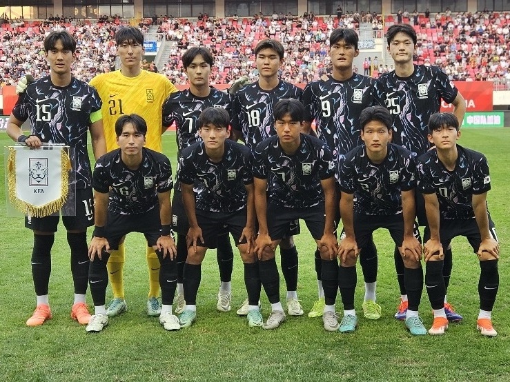 U-19韓国代表が中国に20年ぶり敗戦…親善大会4カ国中3位、J2栃木GKキム・ミンジュンは出場なし
