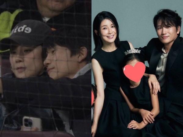 韓国屈指の“おしどりスター夫婦”、MLB開幕戦の中継画面に映し出されたラブラブな様子が話題に！【PHOTO】