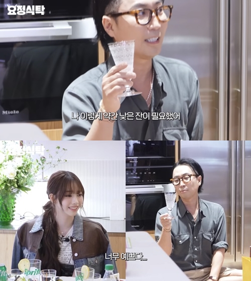 カリナ(左)とチョン・ジェヒョン