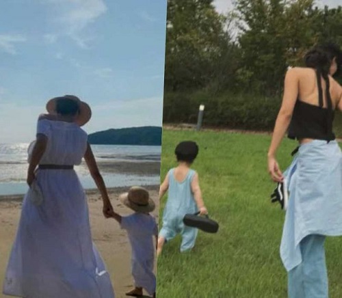 ムン・ガビと息子