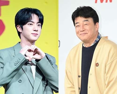 JIN（左）とペク・ジョンウォン