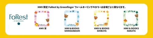 HMV限定のFoRest by Greenfingerフレームキーリング