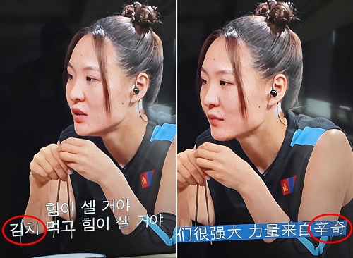 Netflixの字幕でキムチが「辛奇」と表記された