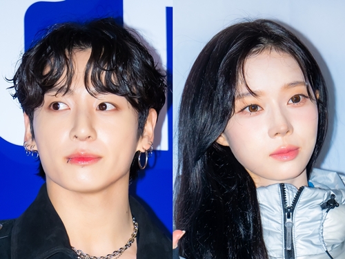 JUNG KOOK（左）とウィンター