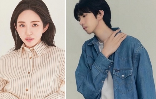 クォン・ミナ（左）とハ・ミンギ