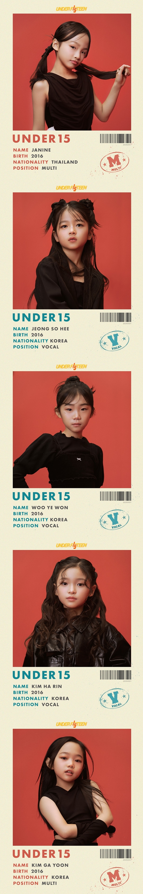 UNDER15参加者