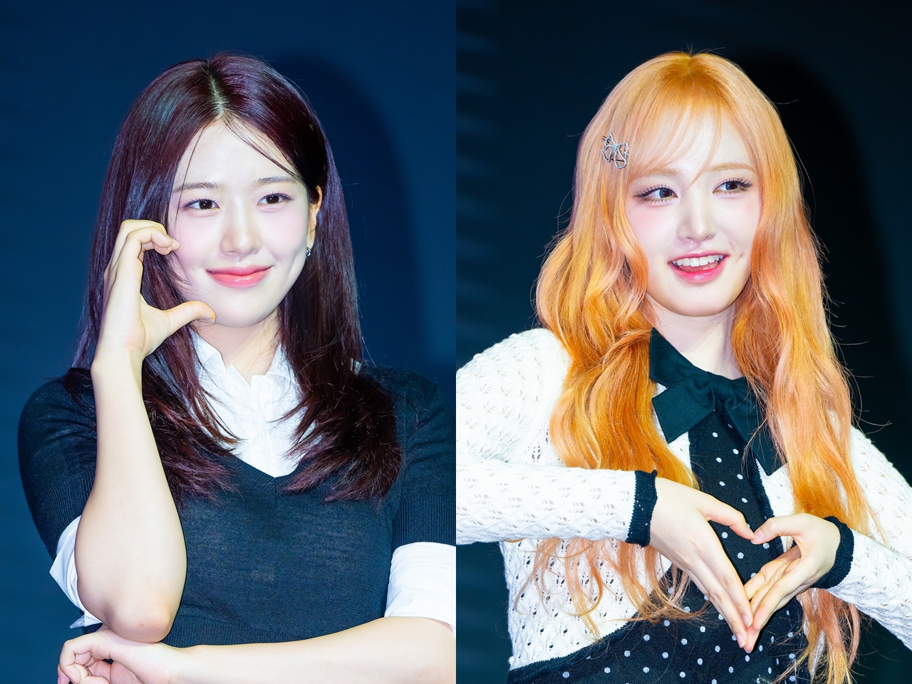 カムバックしたIVE・ユジン＆リズ、始球式に登場！爽やかな笑顔で観客