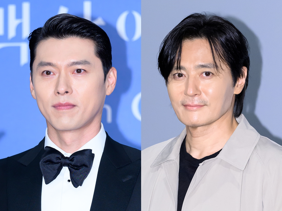 ヒョンビン、髭を生やした近影が話題！俳優チャン・ドンゴンらと「見てるだけで癒される」豪華ショット