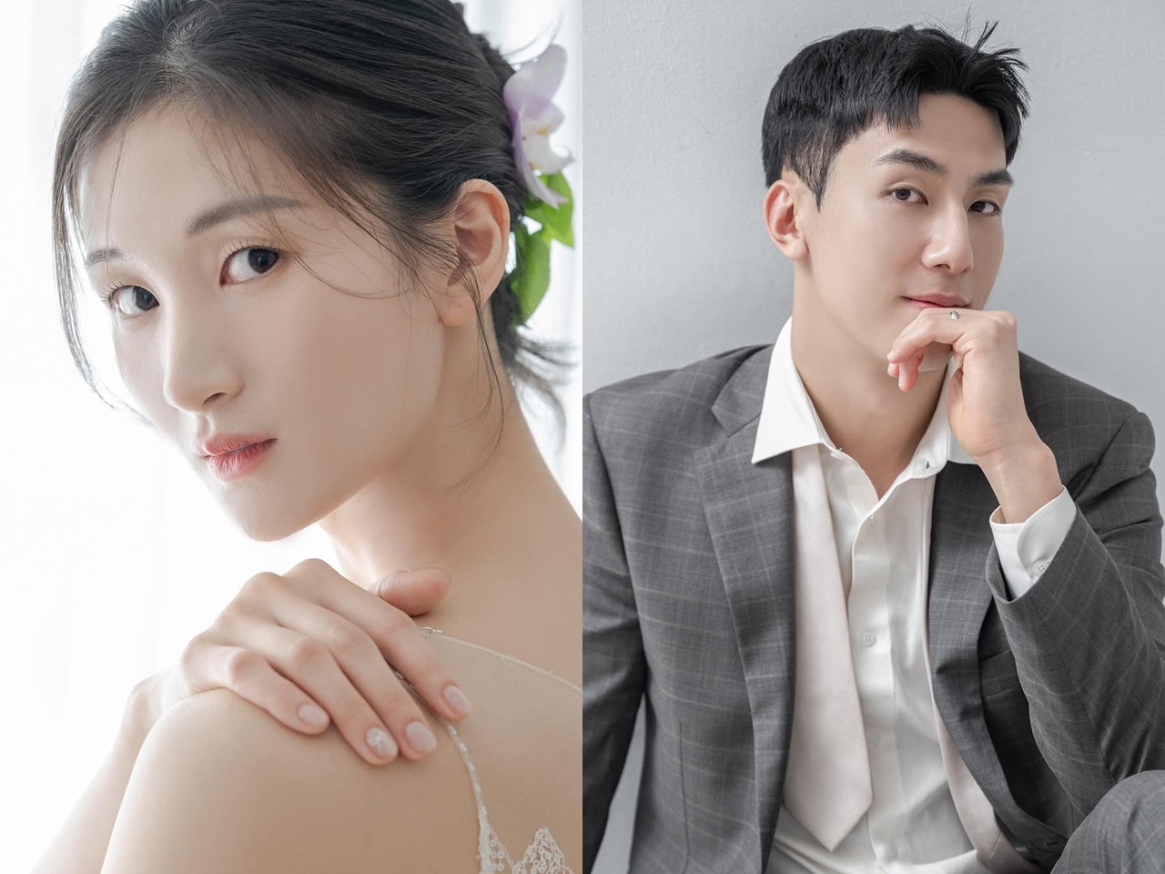 韓国で女子バスケ×男子バレーの“アスリート夫婦”誕生！8年交際の長寿カップル、美男美女ウェディングフォト公開