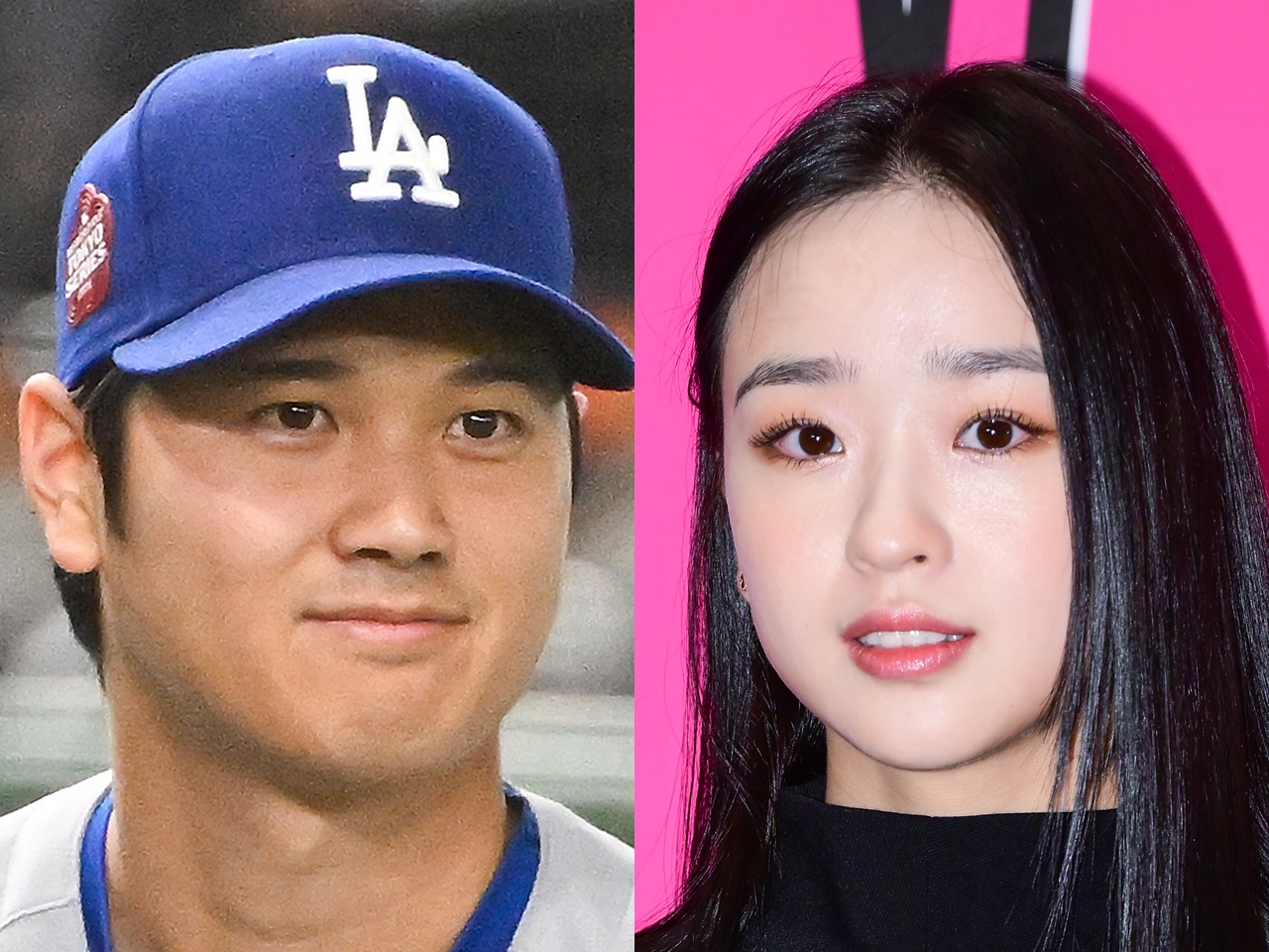 等身大パネルにハート！ママになった韓国元新体操選手、「大谷翔平ラブ」アピールの来日SHOT【PHOTO】