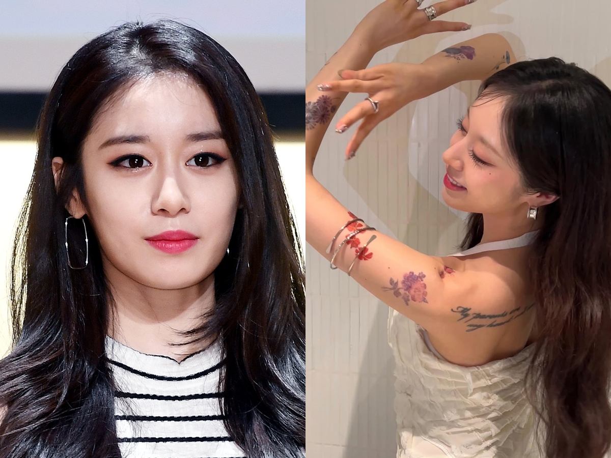 肩から腕にかけてタトゥーがびっしり!?離婚から半年…“バツイチ”K-POPアイドルに驚きの声【PHOTO】