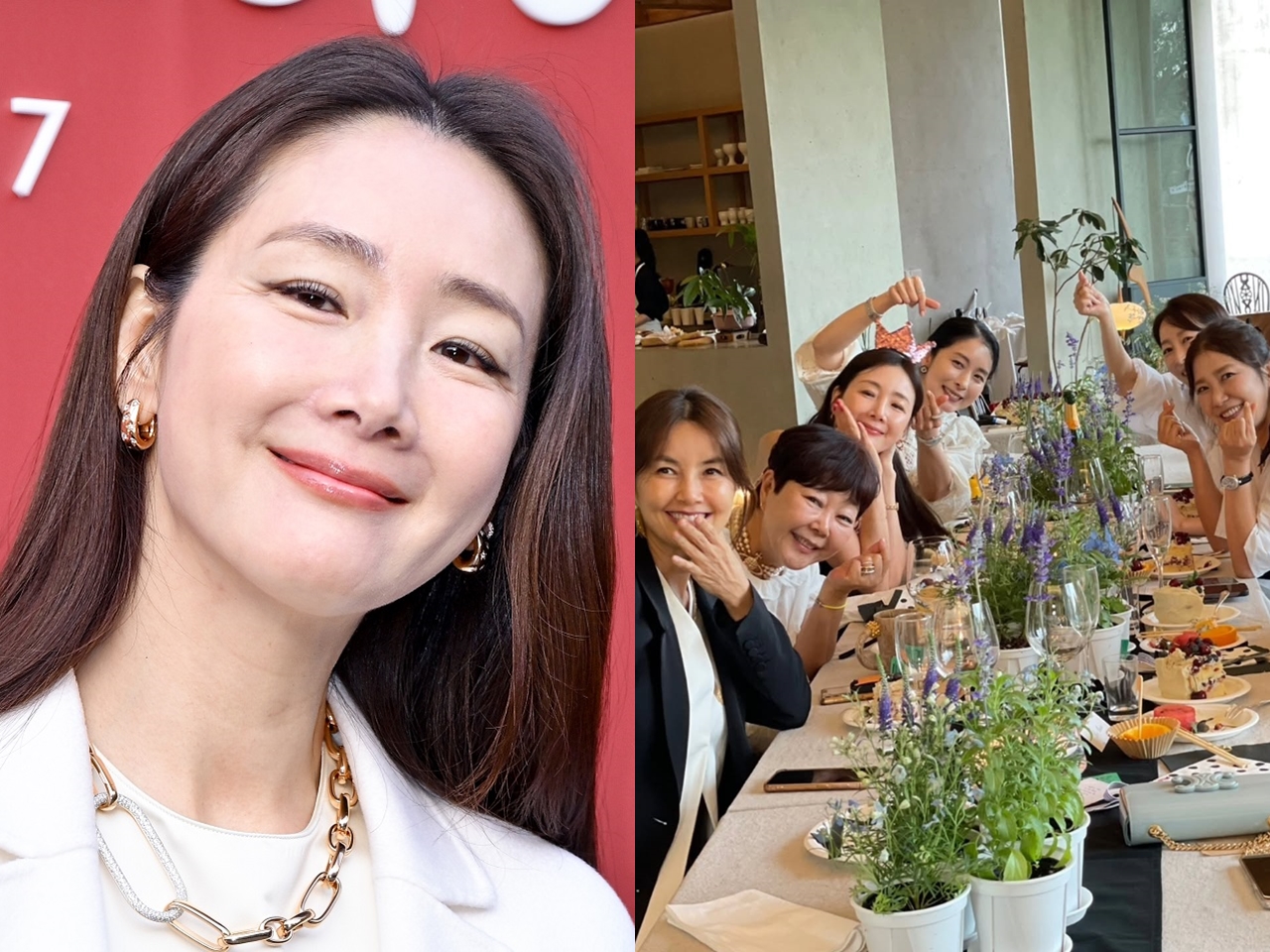 『冬のソナタ』から23年…チェ・ジウ、50歳の誕生日パーティーに人気女優が勢ぞろい「娘は今5歳よ」