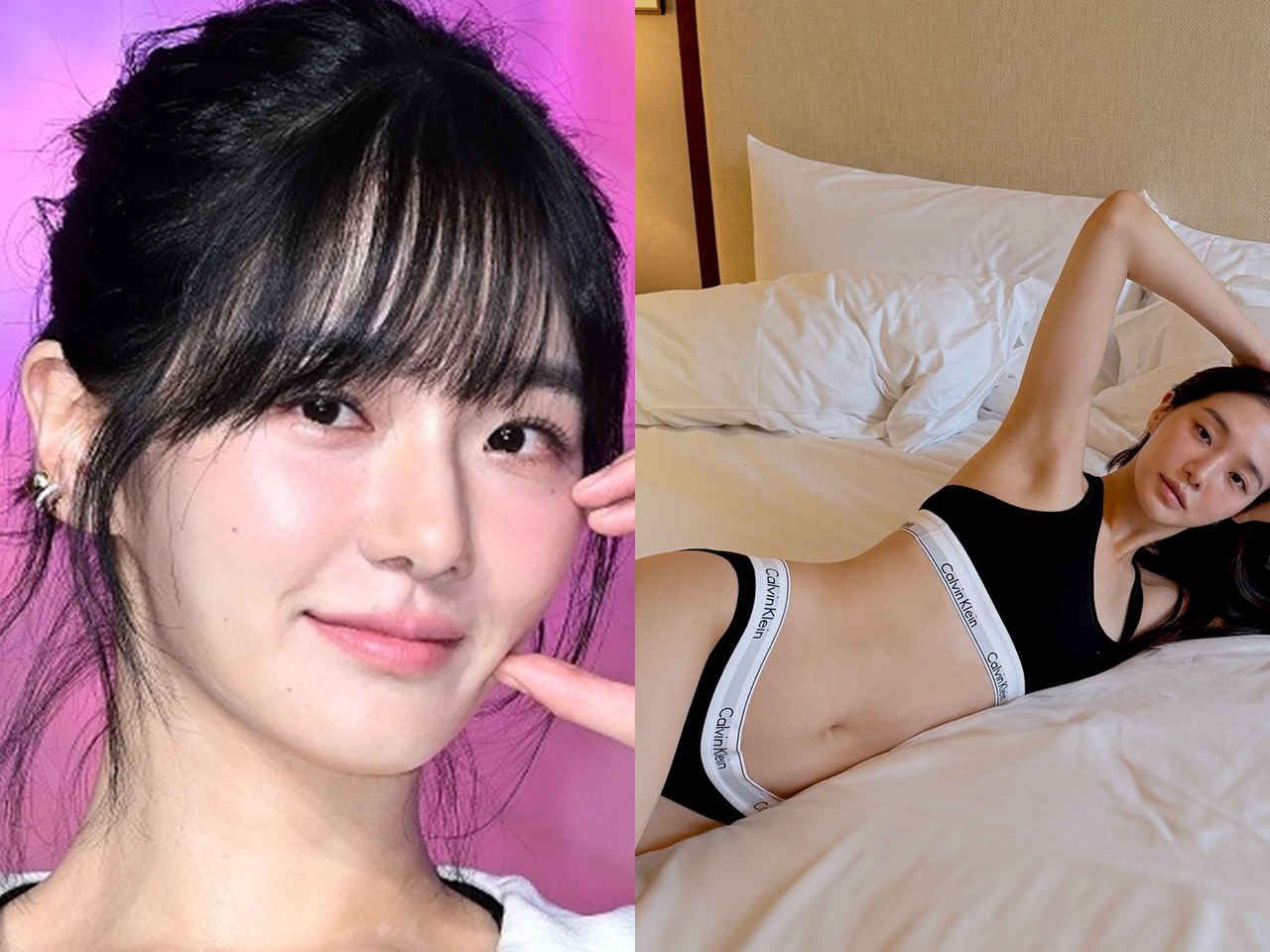 夏先取りの“開放的スイムウェア”で注目された『イカゲーム3』女優、CKアンダーウェアで寝室妖艶ポーズ【PHOTO】