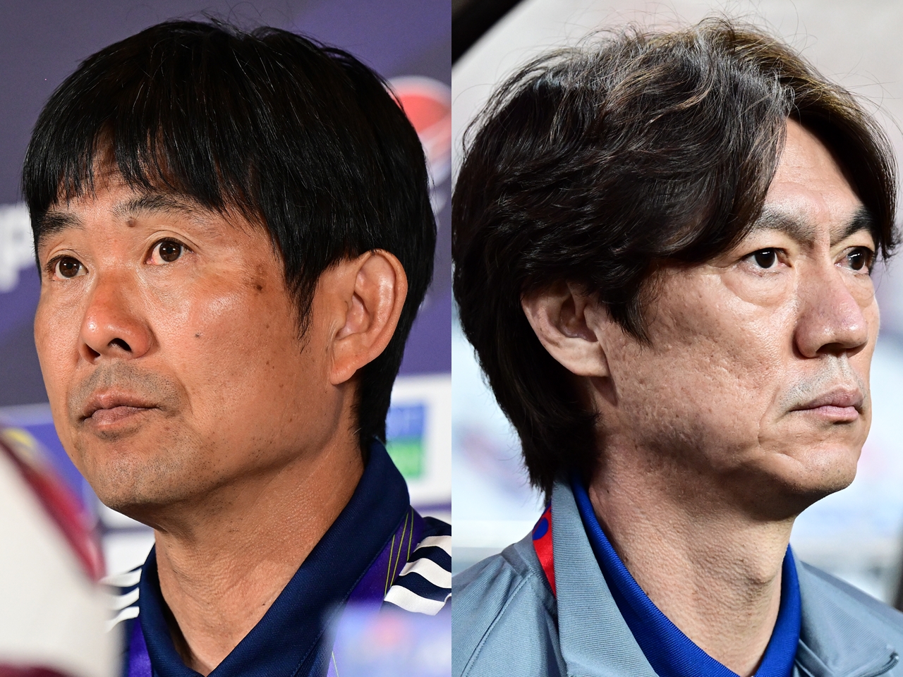 森保一と洪明甫、往年のJリーガーが日韓代表監督として再会。E-1選手権で激突へ「勝利のために戦う」