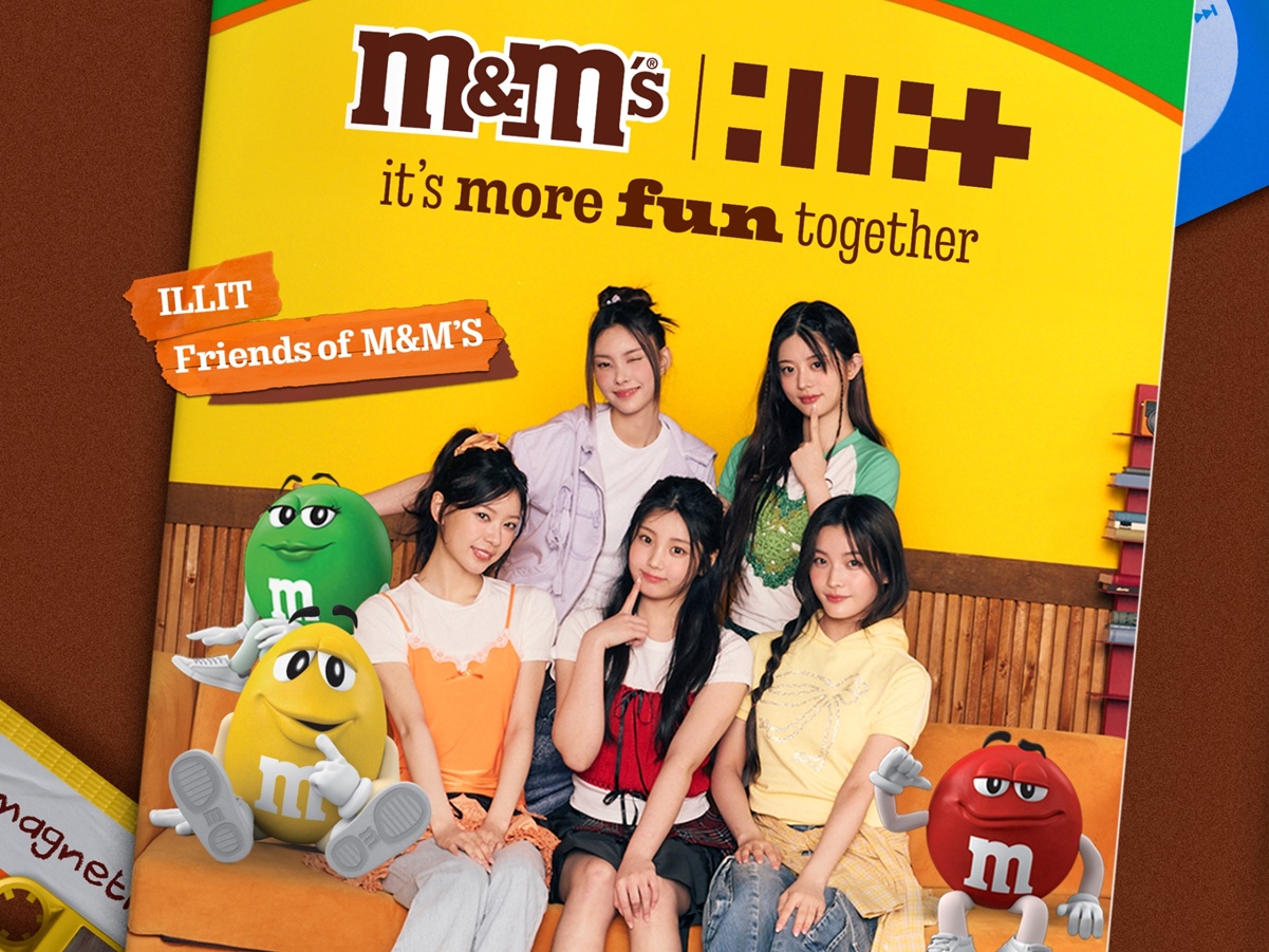 K-POPグループ初！ILLIT、チョコレートブランド「M&M’S」のアジアアンバサダーに抜擢