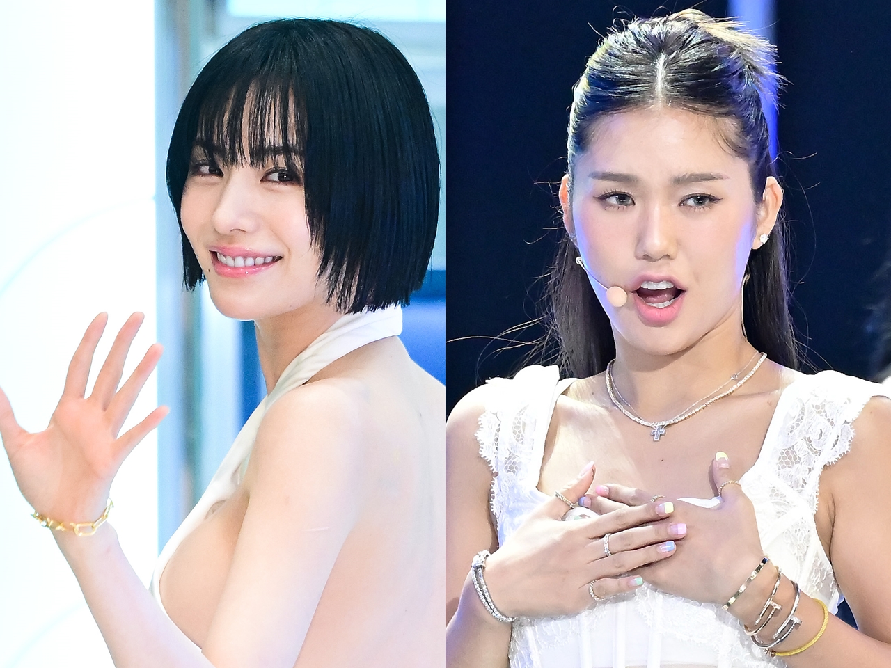 「素晴らしい女性像だ」ノーブラで堂々と自信あふれる魅力を披露したナナとミミ、熱い応援が続く